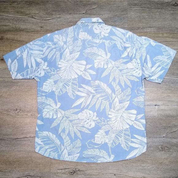 Kahuku Mens VTG Hawaiian Palm Shirt Short Sleeve 100% Cotton All over Print XL - Picture 4 of 5